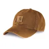 cafe 4 racer - Plátenná čiapka Carhartt Odessa Carhartt hnedá - Carhartt Kšiltovky 