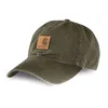 cafe 4 racer - Plátenná čiapka Carhartt Odessa army green - Carhartt Kšiltovky 
