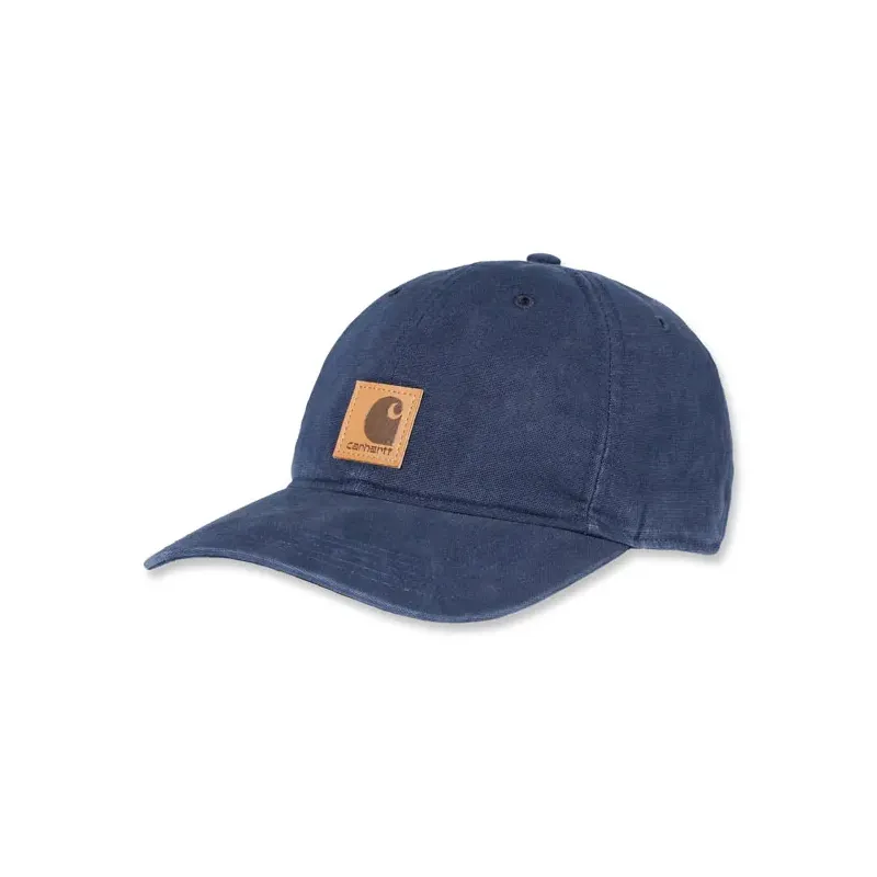 cafe 4 racer - Carhartt Odessa canvas cap navy - Carhartt Caps 
