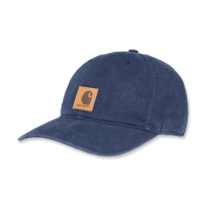 cafe 4 racer - Plátenná čiapka Carhartt Odessa navy - Carhartt Kšiltovky 