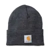 cafe 4 racer - Carhartt Pletená čiapka s rebrovaným vzorom Watch, coal heather - Carhartt Zimní čepice 