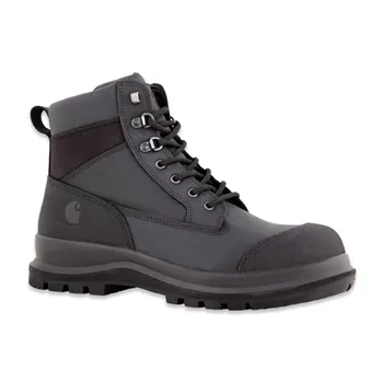 cafe 4 racer - Carhartt Detroit S3 safety mid boots black - Carhartt Shoes 