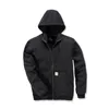 cafe 4 racer - Mikina Carhartt Wind Fighter s kapucňou čierna - Carhartt Mikiny s kapucňou 