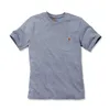 cafe 4 racer - Carhartt pracovné tričko s vreckami S/S heather grey - Carhartt Trička 