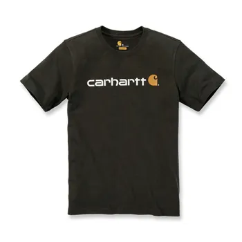 cafe 4 racer - Carhartt core logo T-shirt S/S peat - Carhartt T-Shirts 