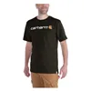 cafe 4 racer - Carhartt core logo T-shirt S/S peat - Carhartt T-Shirts 