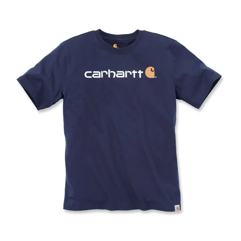 Carhartt core logo tričko S/S navy