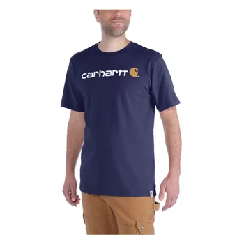 Carhartt core logo tričko S/S navy