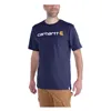 Carhartt core logo tričko S/S navy