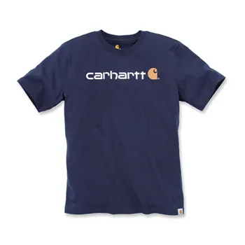 Carhartt core logo tričko S/S navy