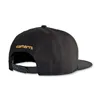 cafe 4 racer - Carhartt Firm duck flat brim cap black - Carhartt Caps 