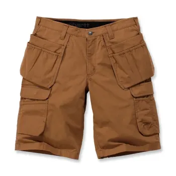 cafe 4 racer - Fostex Cargo short woodland stonewashed - Army Surplus Kraťasy 