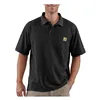 cafe 4 racer - Carhartt Vreckové polo čierne - Carhartt Trička 