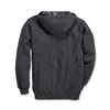 cafe 4 racer - Carhartt Signature logo mikina s kapucňou carbon heather - Carhartt Mikiny s kapucňou 