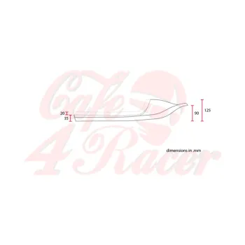 cafe 4 racer - Tracker Flat Scrambler  FL2 BMW RS100S/R90/R80 - Cafe4Racer Partially Upholstered 