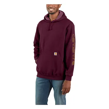 cafe 4 racer - Carhartt Logo na rukáve mikiny s kapucňou port - Carhartt Mikiny s kapucňou 