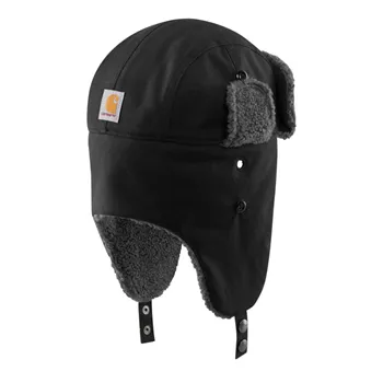 cafe 4 racer - Klobúk Carhartt Trapper black - Carhartt Zimní čepice 