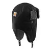 cafe 4 racer - Klobúk Carhartt Trapper black - Carhartt Zimní čepice 