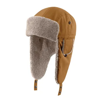 cafe 4 racer - Klobúk Carhartt Trapper black - Carhartt Zimní čepice 