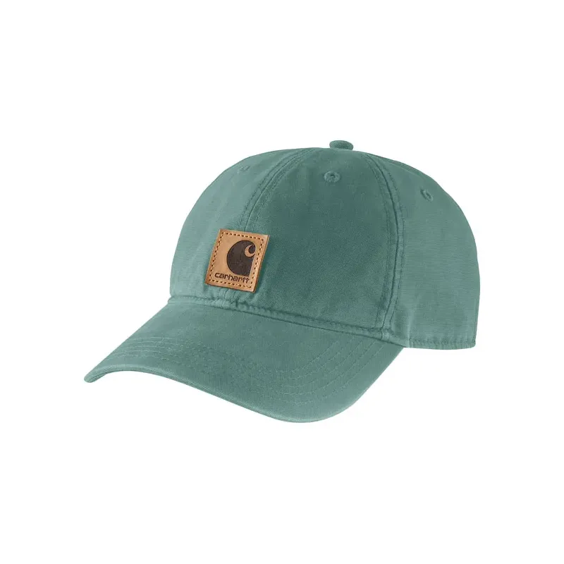 cafe 4 racer - Plátenná čiapka Carhartt Odessa slate green - Carhartt Šiltovka 