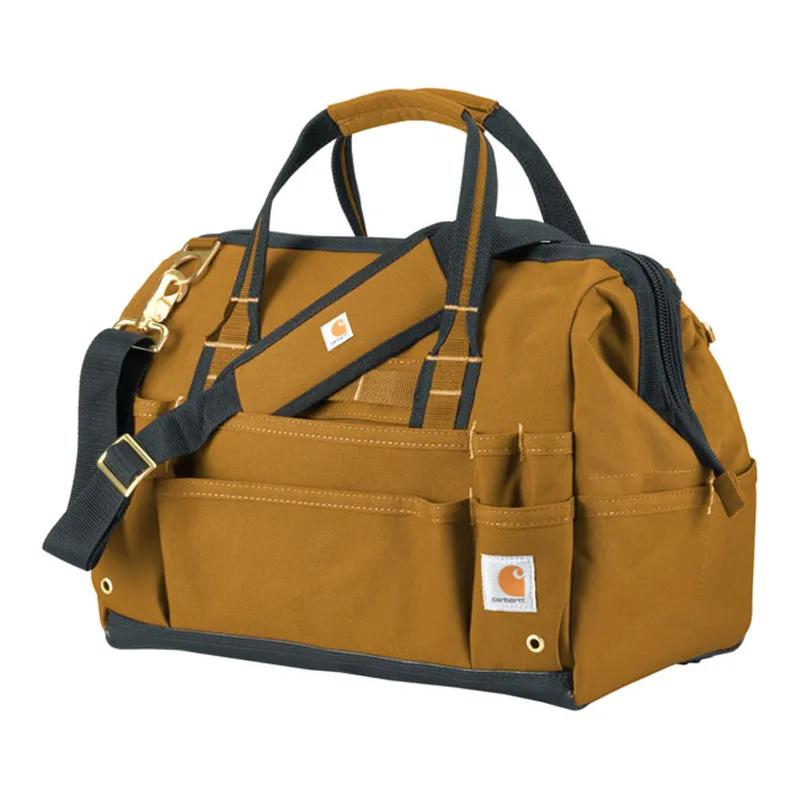 cafe 4 racer - Carhartt 16-inch 30 pocket toolbag carhartt® brown - Carhartt Bags 