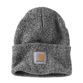 cafe 4 racer - Carhartt Čiapka z rebrového úpletu čierna/biela - Carhartt Zimní čepice 