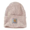 cafe 4 racer - Carhartt Čiapka z rebrového úpletu ash rose marshmallow - Carhartt Zimné čiapky 