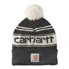 cafe 4 racer - Čiapka Carhartt s logom Pom-pom čierna - Carhartt Zimní čepice 