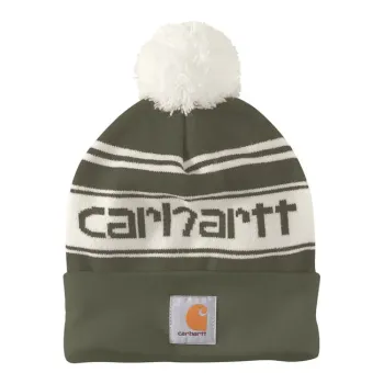 cafe 4 racer - Carhartt Pletená čiapka s rebrovaným vzorom Watch, coal heather - Carhartt Zimní čepice 