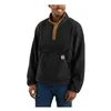 cafe 4 racer - Carhartt Fit Fleece pulóver čierny - Carhartt Mikina 