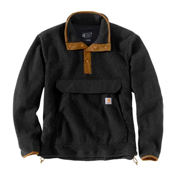 cafe 4 racer - Carhartt Fit Fleece pulóver čierny - Carhartt Mikina 