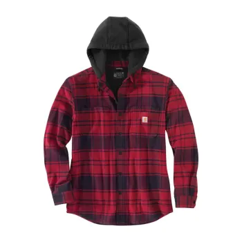 cafe 4 racer - 13 1/2 Ocelový flanel oxblood - 13 1/2 Company Košile 