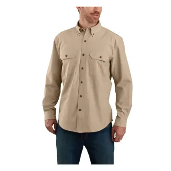 cafe 4 racer - Carhartt Chambray shirt dark tan chambray - Carhartt Shirts 