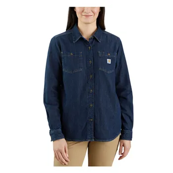 cafe 4 racer - Carhartt Midweight women denim shirt - Carhartt Shirts 