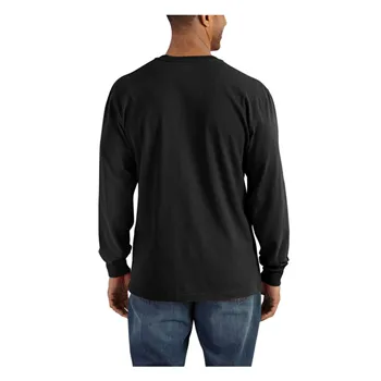 cafe 4 racer - Carhartt Henley longsleeve black - Carhartt Shirts 