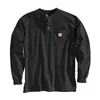 cafe 4 racer - Carhartt Henley longsleeve black - Carhartt Shirts 