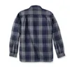 cafe 4 racer - Carhartt Flanelová košeľa s podšívkou Sherpa navy - Carhartt Košile 