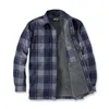 cafe 4 racer - Carhartt Flannel Sherpa-lined shirt navy - Carhartt Shirts 