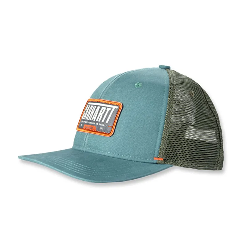 cafe 4 racer - Carhartt Plátenná čiapka Mesh-Back sea pine - Carhartt Šiltovka 