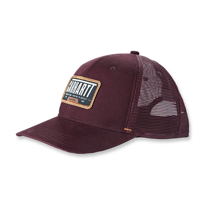 cafe 4 racer - Plátenná čiapka Carhartt Mesh-Back port - Carhartt Kšiltovky 