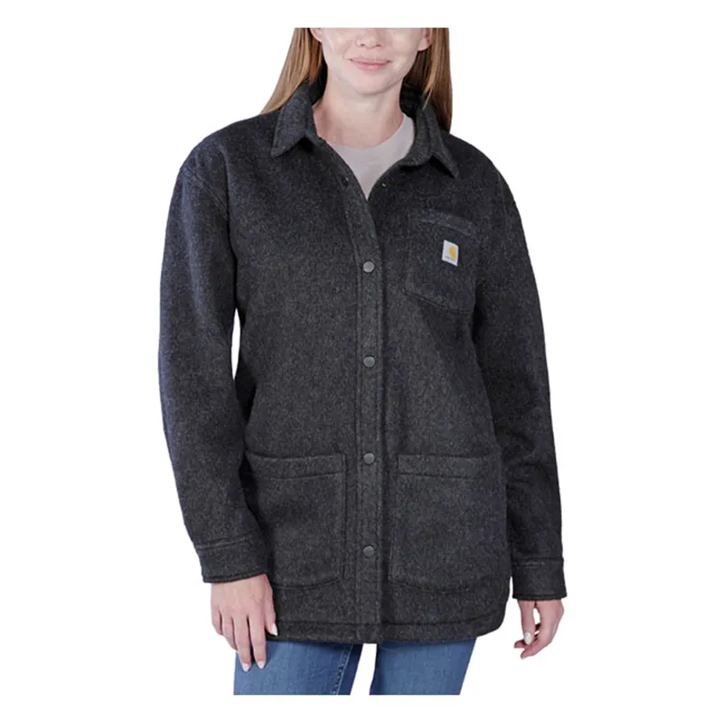 cafe 4 racer - Carhartt Wool Blend dámske tričko black heather - Carhartt Košile 