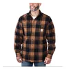 cafe 4 racer - Carhartt Flannel Sherpa-Lined shirt carhartt® brown - Carhartt Shirts 