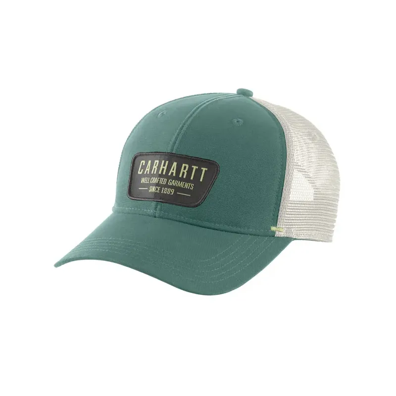cafe 4 racer - Čiapka Carhartt Mesh Back Crafted Patch slate green - Carhartt Šiltovka 