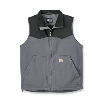 cafe 4 racer - *2 WEEKS EXTRA TRANSIT TIME* Carhartt Montana Duck Vest Shadow/Black - Carhartt Vesty 