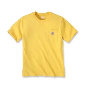 cafe 4 racer - Carhartt K87 Pocket S/S T-Shirt Sundance Heather - Carhartt Tričká 
