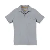 Carhartt Force Cotton Delmont Pocket Polo Heather Grey