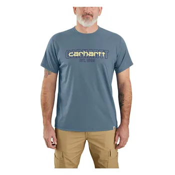 cafe 4 racer - Carhartt Force S/S grafické tričko s logom Thundercloud - Carhartt Tričká 