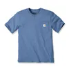 cafe 4 racer - Carhartt K87 Pocket S/S T-Shirt Thundercloud Heather - Carhartt Tričká 