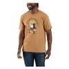 cafe 4 racer - Carhartt Carpenter Graphic T-Shirt Hickory Nut Heather - Carhartt Tričká 