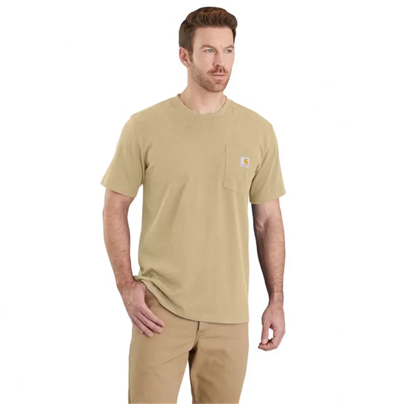 cafe 4 racer - Carhartt K87 Pocket S/S t-shirt beach heather - Carhartt T-Shirts 